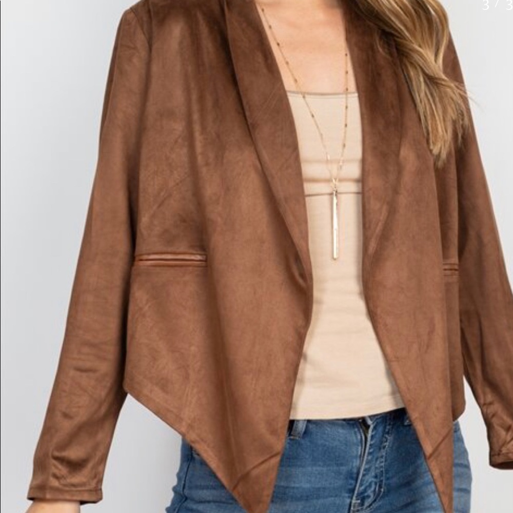 FINAL PRICE Brown Suede Jacket - Picture 3 of 3